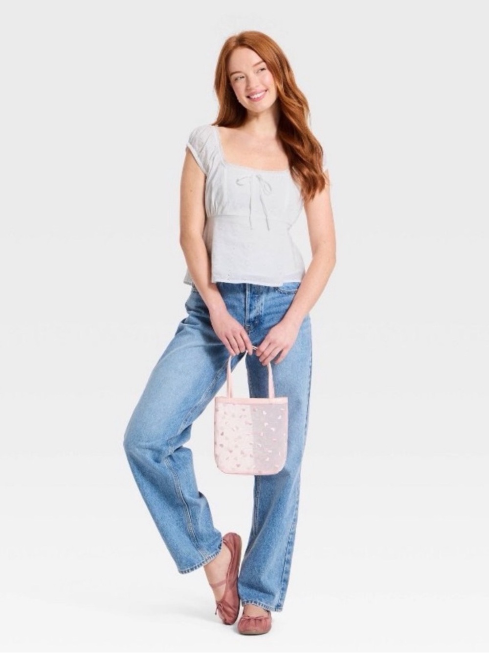 Universal Thread cap-sleeve peasant top for women size XL
